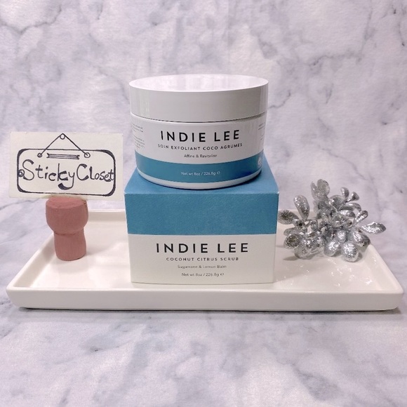 Indie Lee Other - Indie Lee Coconut Citrus Scrub Sugarcane & Lemon Balm, NEW - Full Size 8 oz.